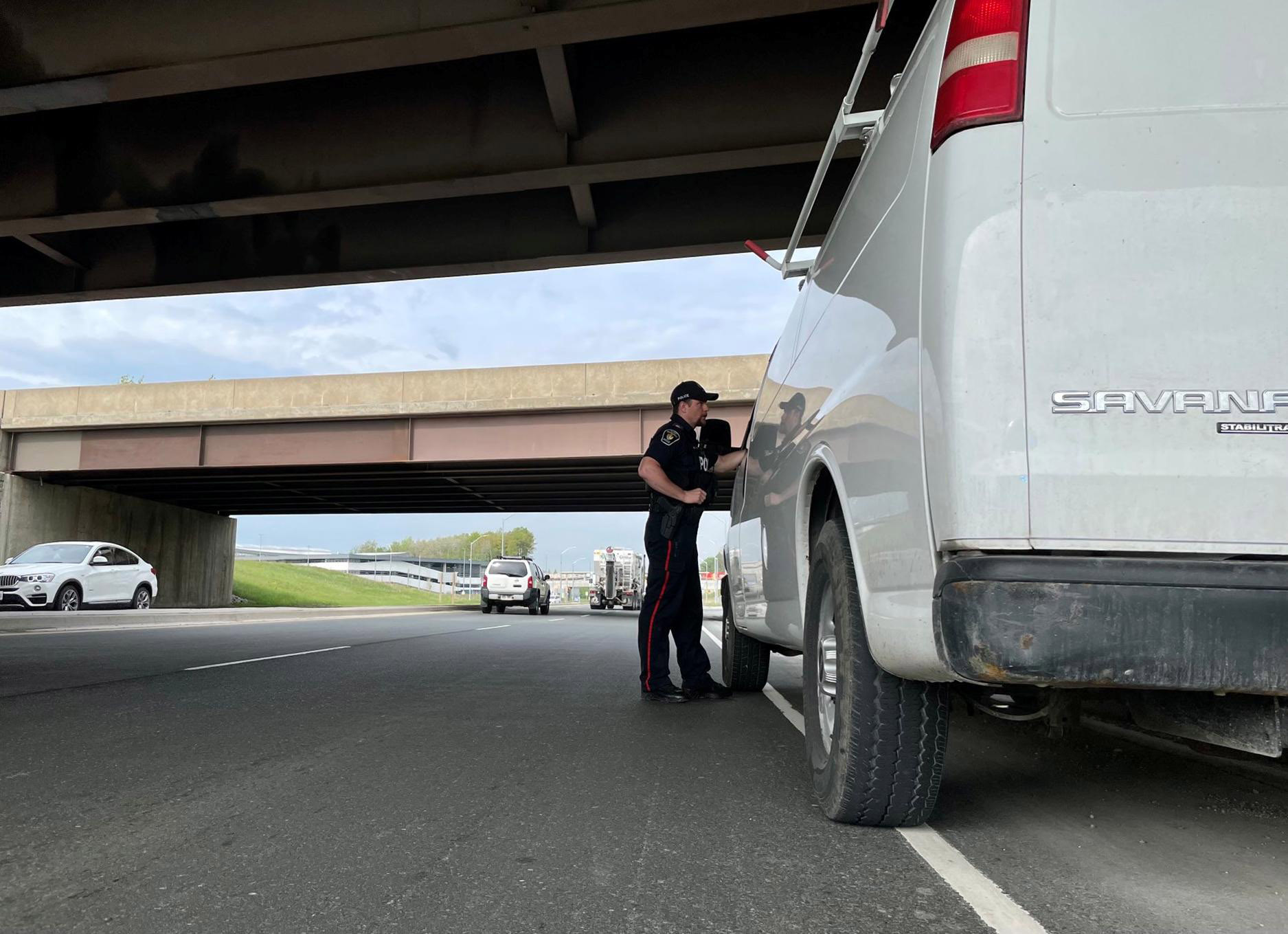 Dangerous Police Traffic Stop Standing in Live Lane - Gorski Consulting
